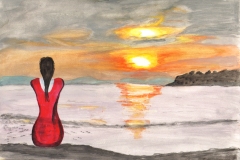 Sunrise-Woman