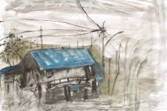 Blue-roofed-house