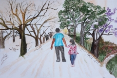 Father-and-child-finding-the-road