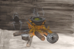 Cooking-fire