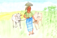 Lady-with-two-cows